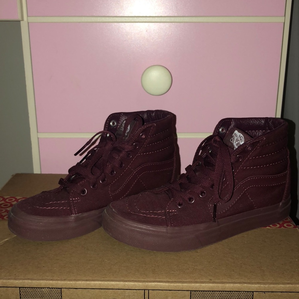 Burgundy Vans